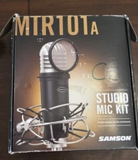 Samson MTR101A 1" Studio Microphone with Shockmount and Pop Filter Kit