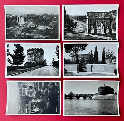 6 x Foto AK ROM Roma in Italien um 1930 Stadtansichten  ( 149309 - Bild 1 von 2