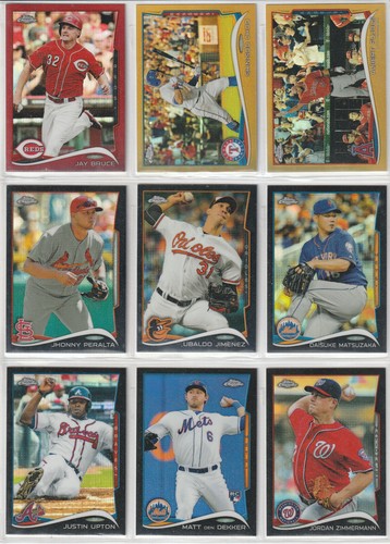 Joe Mauer [Atomic Refractor] #144 2014 Topps Chrome card