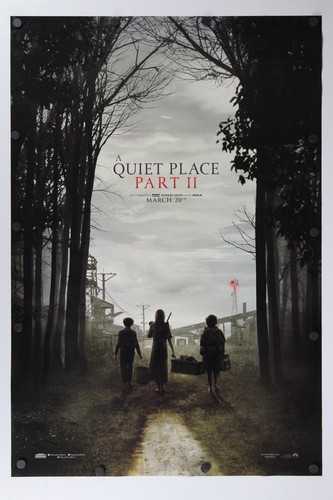 A Quiet Place Part II 2020 Double Sided Original Movie Poster 27" x 40"