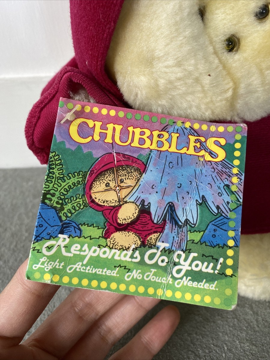 ぬいぐるみ Chubbles Plush Vtg Chubbles Plush Toy In Original Box Blue 1985 Animal Fair