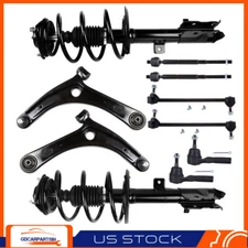 Front Strut Sway Bar Control Arm Tie Rod Kit For Jeep Compass Patriot 2007-2012