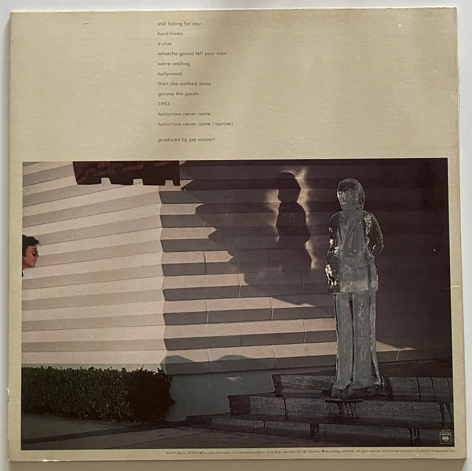 Boz Scaggs Down Two Then Left vinyl LP M (unplayed) Columbia (1977) - Image 3 of 4