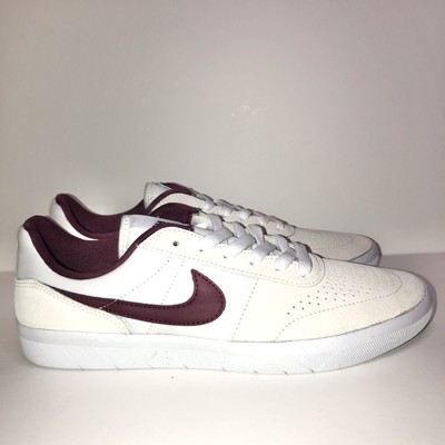 nike sb team classic ivory & red skate shoes