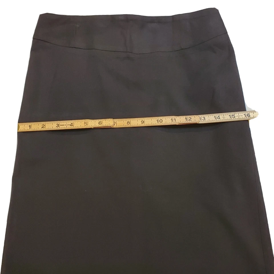 Falda lápiz recta negra Takara Junior con abertura trasera estilo clásico talla 5 Foto 3 de 4