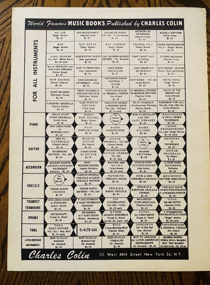 Shorty Roger’s Originals Trumpet West Coast Jazz RCA Victor Records Hank Edmonds - Image 2 of 4