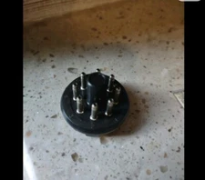 8 Pin Amphenol Octal Tube Male Plug Cable Connector Tube Amp NOS