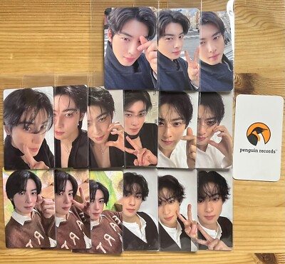 ASTRO CHA EUNWOO - 1st Mini ENTITY SOUNDWAVE POB PHOTO CARD EACH