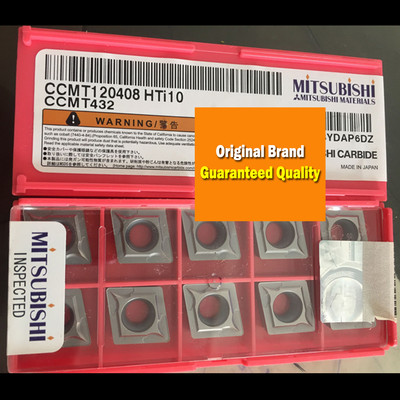 10PCS in BOX Original MITSUBISHI CCMT120408 HTI10 CCMT432 Carbide Insert New *