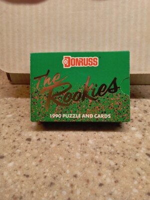 1990 Donruss The Rookies Puzzle and Cards Factory Sealed Set