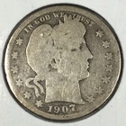 1907 United States "Barber Quarter" - About Good (AG) KM#114 - 7681