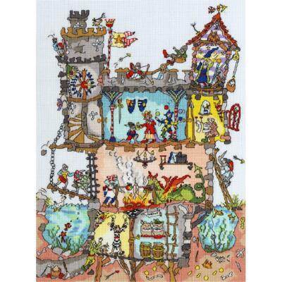 Bothy Threads Kreuzstich-Set ''Schloss'', 26x35cm, XCT19, Zählmuster