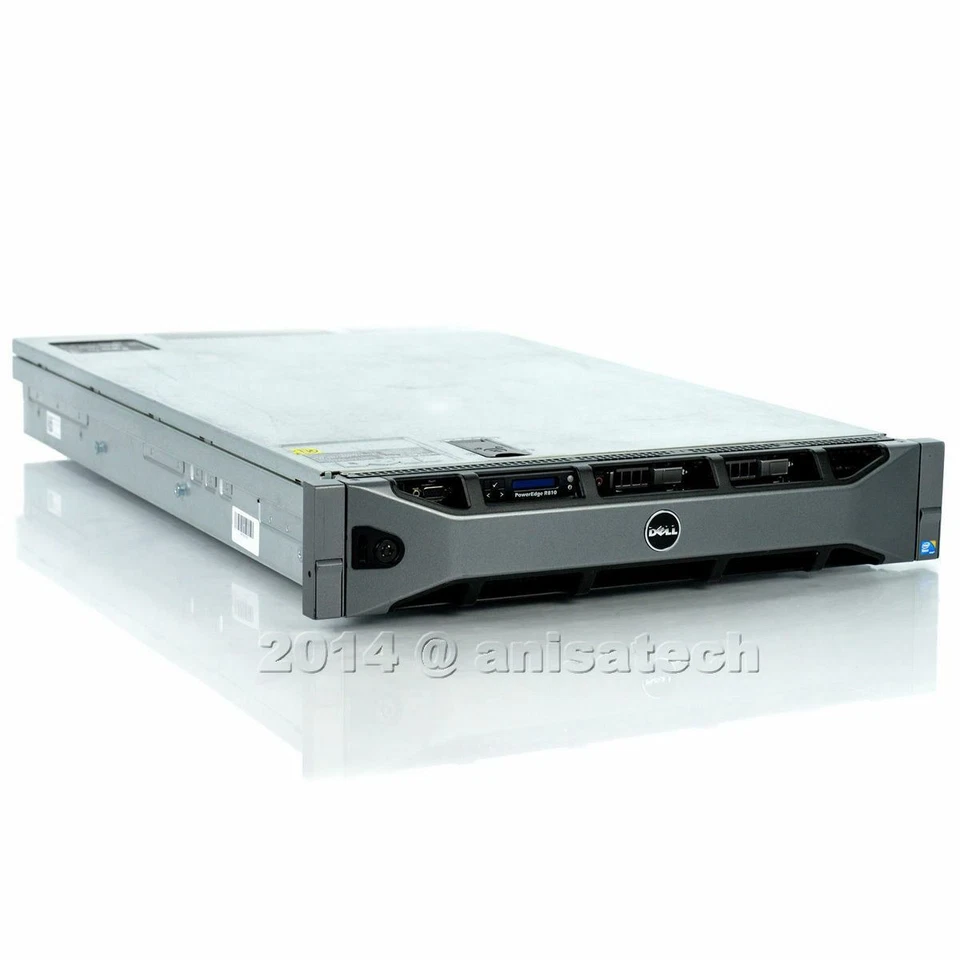 Dell PowerEdge R810 4x xeon E7-4860 2.26Ghz 10-CORE 128GB RAM 6x 800GB SSD H700 - Image 2 of 4