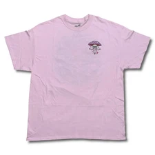 A-Lab Nice Trip Zumiez Pink Alab T-Shirt Men's XL Pink Magic Mushroom Space
