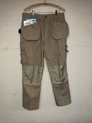 Blaklader Bantam Cordura Work Pants Mens 34x32 #1630 Tan Pockets