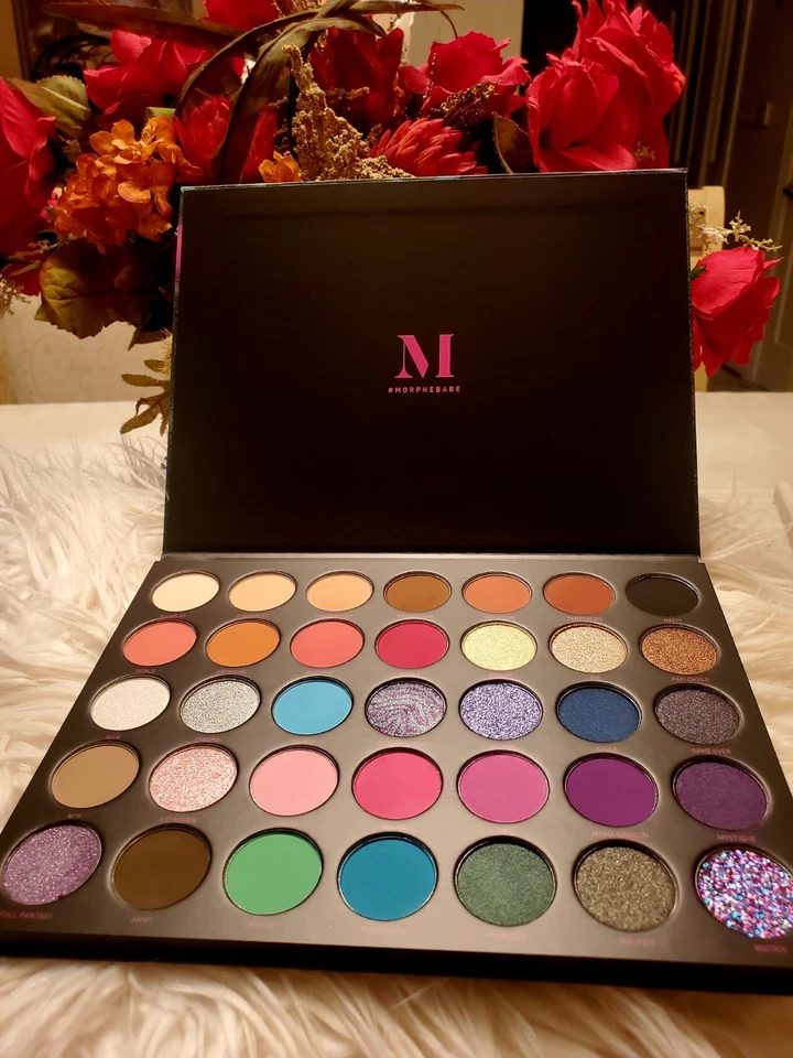 Morphe x Nikita Dragun Artistry Palette imited Edition 35-Pan Eyeshadow Palette! - Image 2 of 4