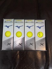 1 Dozen Mizuno Pro X Golf Balls - Yellow New Model 