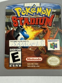 Pokemon Stadium (Nintendo 64 N64) Authentic Tested & Works Cart Only