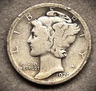 1920-S MERCURY DIME ** A VERY GOOD COIN **  (7901)