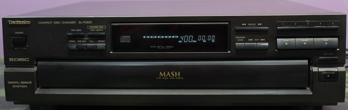 Vintage Technics Sl-pd845 CD Carousel 5 Disc Changer Japan for