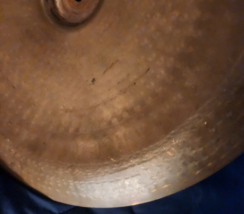 Platillo de bronce grueso vintage de 18" Zildjian Impulse China Boy Foto 4 de 4