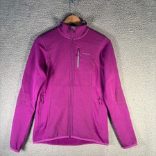 Patagonia Women  s Polartec Power Dry Full Zip Jacket Purple Size M Medium Fleece
