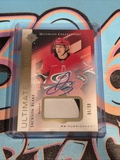 Jackson Blake 94/99 RPA 2024-25 Upper Deck Ultimate Carolina Hurricanes (TQ1)