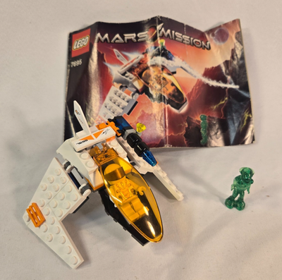 Lego Mars Mission 7695 MX-11 Astro Fighter Complete Set w