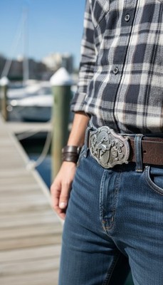 Rodeo cowboy belt metal buckle western jean belt Amazon.com: UTOWO Western Cowboy Belt with Turquoise Decor  main image 3