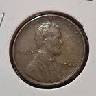 1944 Lincoln Wheat Small Cent Steel BN Business Strike Circulated Uncertified