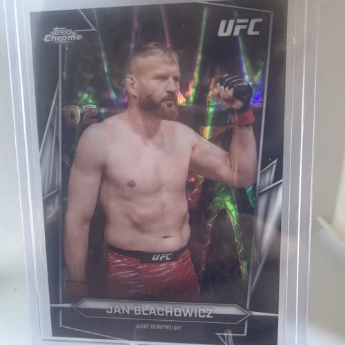 2026 Topps Chrome UFC Jan Blachowicz  Black Wave 09/10 BJAB