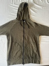 Men  s Green Zip Up Warmup Sweatshirt