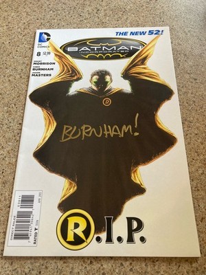 Batman Incorporated #8 (DC Comics April 2013) Chris Burnham Autograph