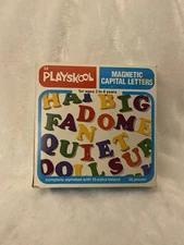 Lot Of 36 Magnetic alphabet Magnets Playskool 1980 New