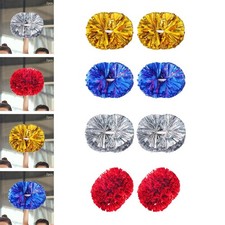 2 Stücke Cheerleading Pom Poms Cheerleader Pompons für Tanz Bühnenauftritte