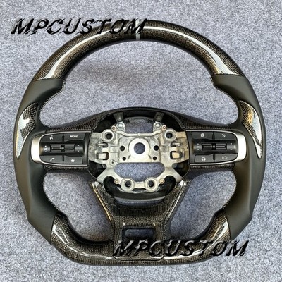 Black Real Carbon Fiber Steering Wheel Fit For Hyundai KIA K5 GT LINE Optima 21+