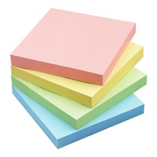 Sticky Notes 3x3 Self-Stick Notes Bright Colors Sticky Notes 4 Pads 100 Sheet...