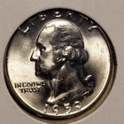 1959 D Washington Quarter BU Uncirculated Mint State 90% Silver 25c US Coin