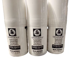 3 OzNaturals Peptide Complex SUPER YOUTH GEL  98.6% Natural .5oz Each