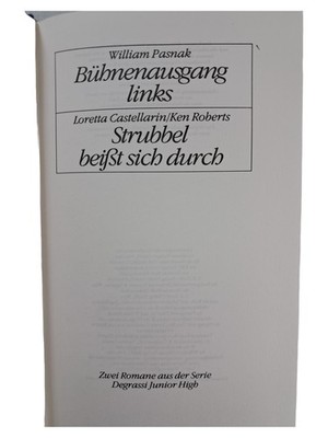 Degrassi Junior High Gesellschaftsroman Deutsch Taschenbuch William Pasnak