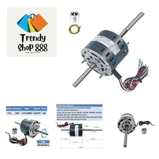Versatile 1/3HP RV AC Fan Motor with Capacitor - Fits Coleman & Fasco Models