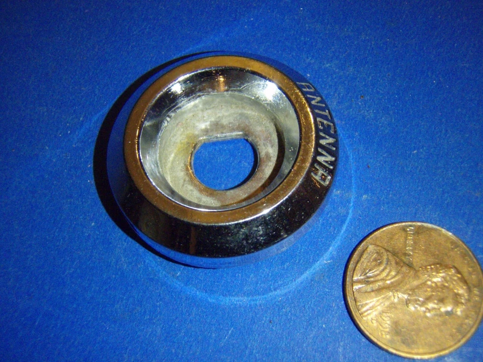 Pontiac 59 Catalina Bonneville 1959 tablero antena de alimentación interruptor bisel convertible Foto 4 de 4