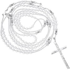 Crystal Wedding Lasso Handcrafted Catholic Lazo Para Boda Ceremony Accessory