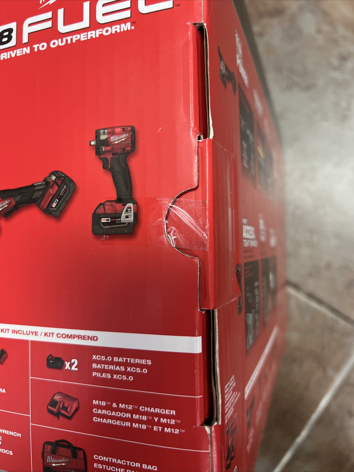 Milwaukee 2991-22 M18 Fuel 2 - Tool Combo Kit Grinder & Impact Wrench