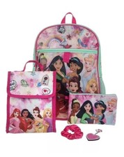 Disney Princess 5 piece backpack set