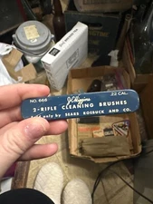 JC Higgins 2 Rifle cleaning brishes No.666 sold only by sears roebuck and co