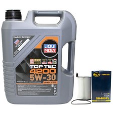 Motoröl Set 5W-30 5 Liter + Ölfilter SH 4097 L für Audi A5 A7 Sportback