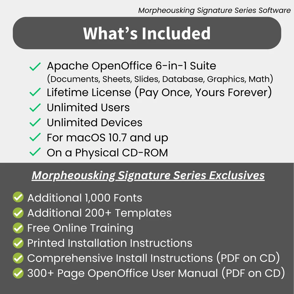 Open Office Software Suite for MAC - For Home Student Professional | CD-ROM - Image 2 of 4