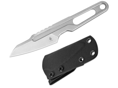 Kizer Cobbler Neck Knife Full Tang 42a Skelettmesser D2 Kydexscheide Clip 1057A1