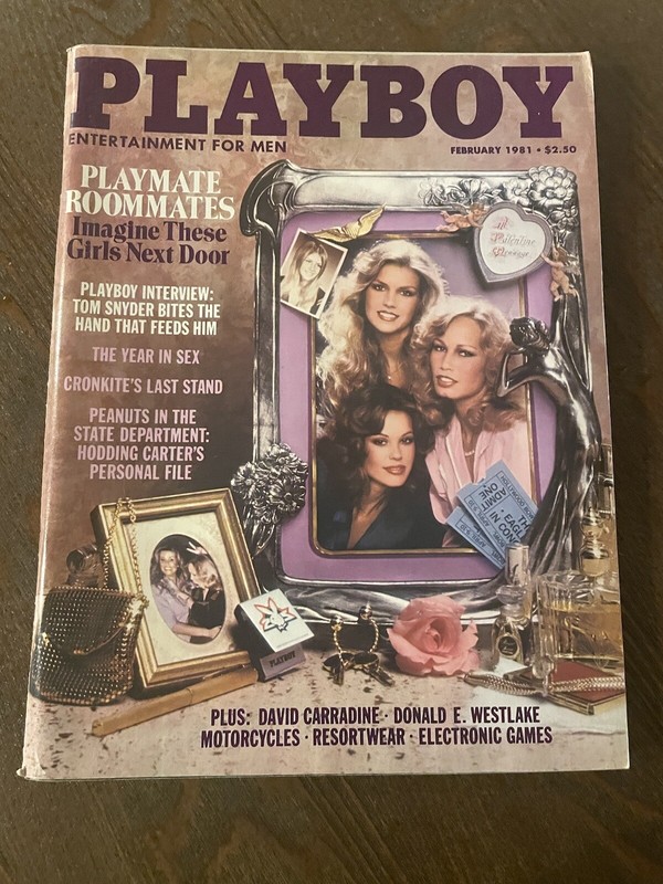 PLAYBOY February 1981 Vicki Lasseter-Marie Helvin-Terri Welles-Missing Centerfol